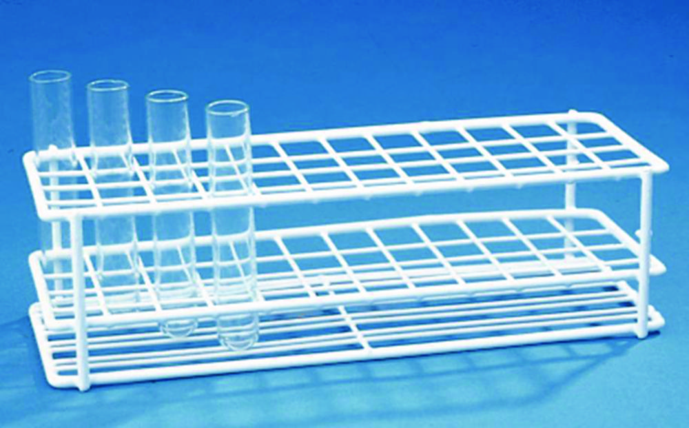 Test tube racks, white nylon-c oated wire, Array 3