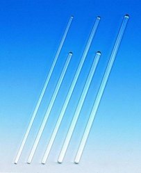 Stirring rods,glass,fused ends,200 x 3 mm