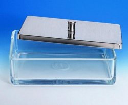 [9200114] Instrument boxes, glass, Lid w ith , Width 60 mm,