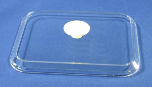 [9200182] Lid 20x16x1,5cm PS, clear for 9200170