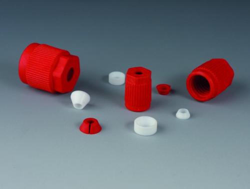 Laboratory threaded joints GL14 2,0 mm, PTFE/HOSTA