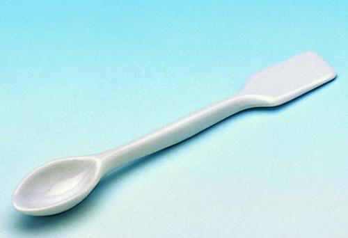 Spoon spatula, porcelain, Leng th 170 mm