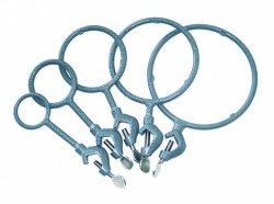 Ring with bosshead, O.D.:130mm, powder coated