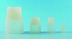 [9230488] Stoppers with turn-over flange , Material Silicone