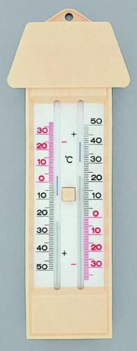 [9241134] Maxima-Minima thermometer w/ push button, plastic