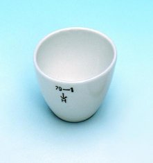 [9250035] Crucibles, porcelain, low form , glazed, Capacity