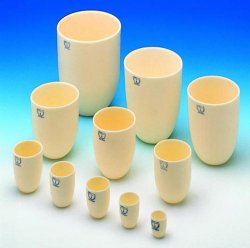 [9250406] Crucibles, Alsint, tall form, Capacity 250 ml, To