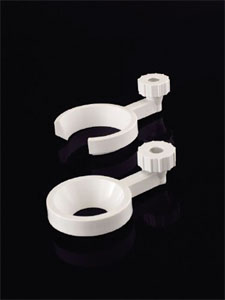 LLG funnel holder with boss head, plastic, closed,
