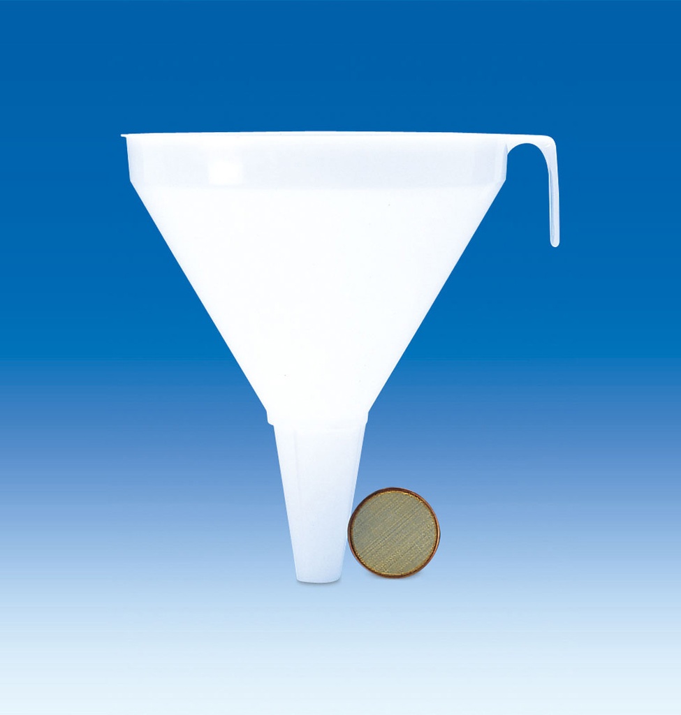 Funnels, barrel, PP or HDPE, F unnel dia. 250 mm,