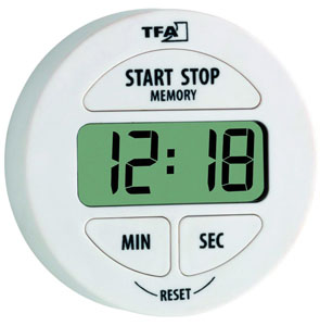 Electronic countup timer
