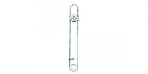 [9268790] Bracket for Ubbelohde viscometers, SI Analytics 05392, stainless steel
