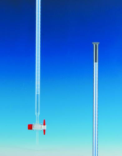 Burette 25:0.05 ml glass, cl.A S, with PTFE stopco