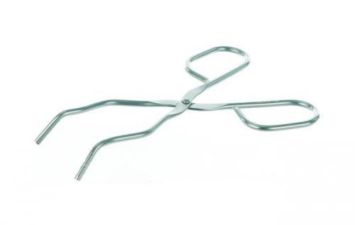 Crucible tongs, 18/8 steel, wi th bow, Length 600