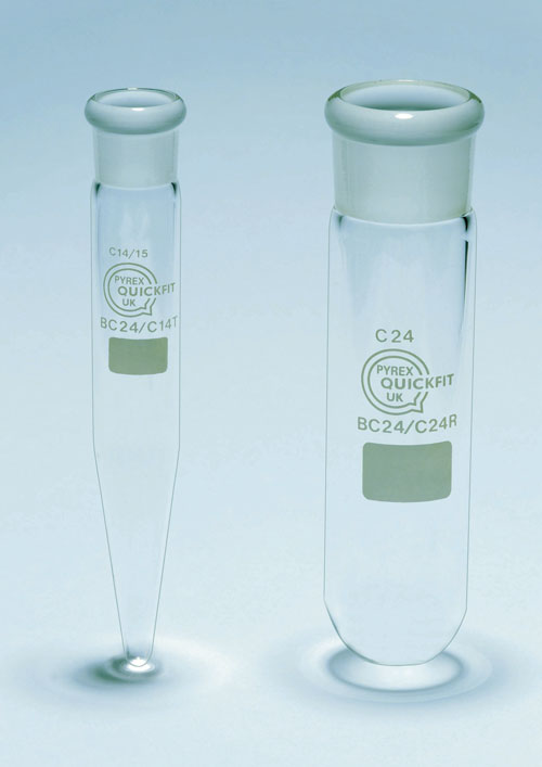 Centrifuge tubes 10ml Pyrex®, O.D.: 17mm, NS 14/15