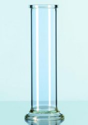Gas jars, Duran, with base, flanged rim, 190 ml