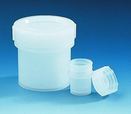 Sample container, PE-LD, screw cap, Ø55 mm, 180ml