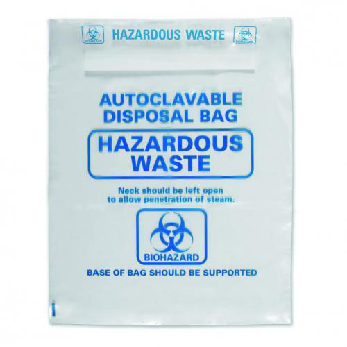 LLG-Waste bags 415x600 mm PP, autoclavable