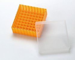 [9405751] Storage box, PP, orange for 1.5ml (1.8ml, 2ml) via