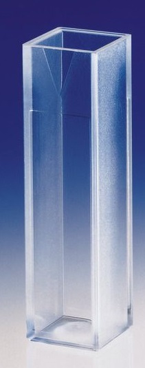 Macro cuvettes, Brand, PS, 10 mm, 2,5-4,5 mL, 100 pcs