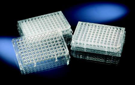 MicroWell plates,PS,96 wells,round,pack of 50