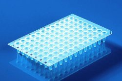 PCR-plates 96-well half frame/raised,LowProfile,wh