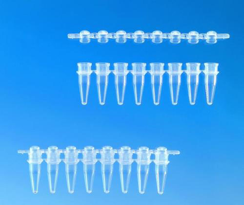 [9409375] PCR tube strips with/without cap strips, 8/12-tu