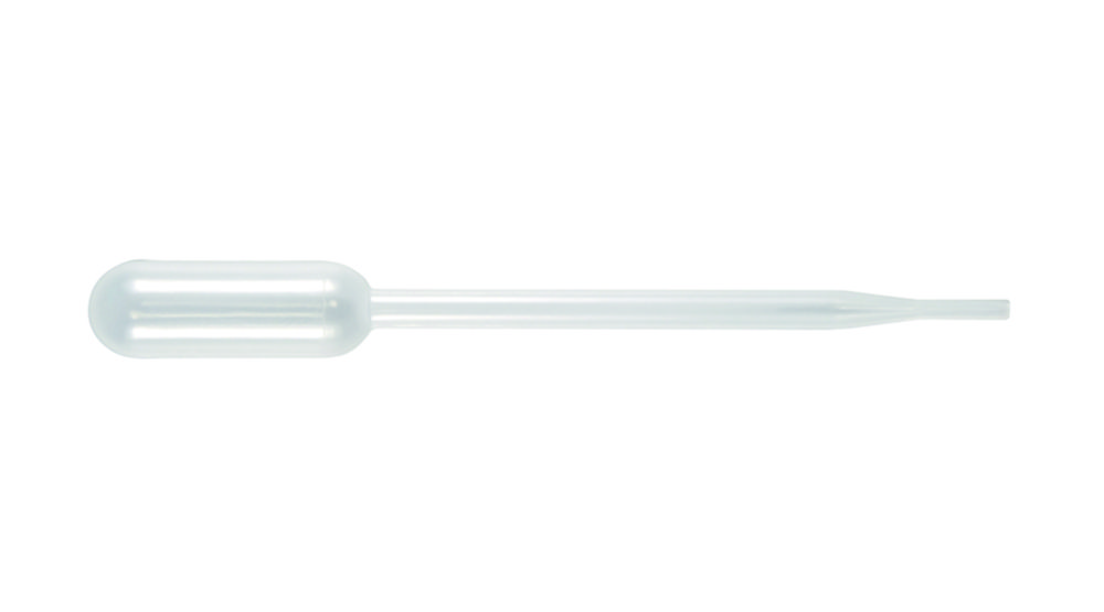 Pasteur pipettes, Ratiolab Macro, PE-HD, 148 mm, 6 ml, 400 pcs.