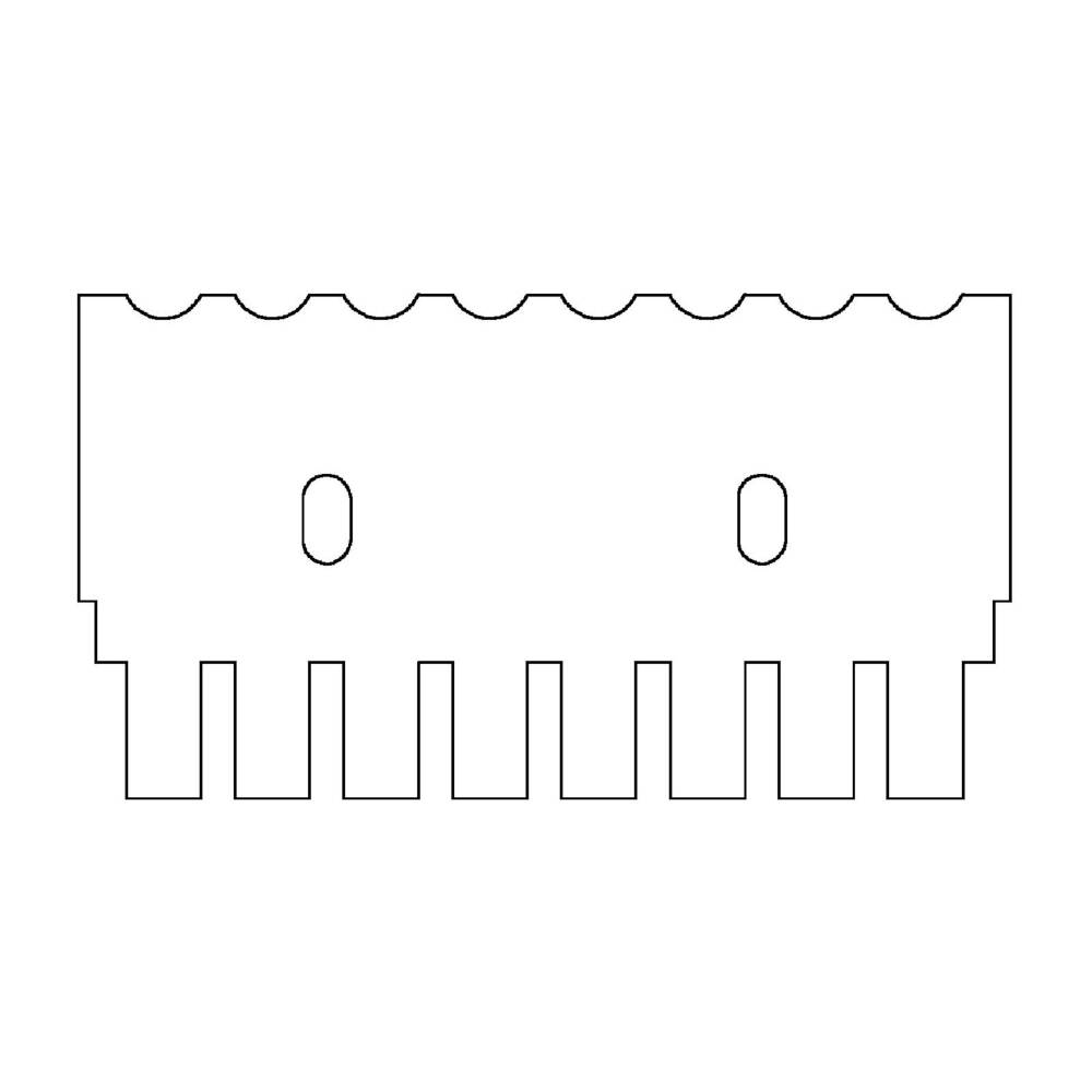[9584655] Comb, 8 sample, 1mm thick