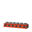 Multiple hotplate system, 4 in dividually adjustab