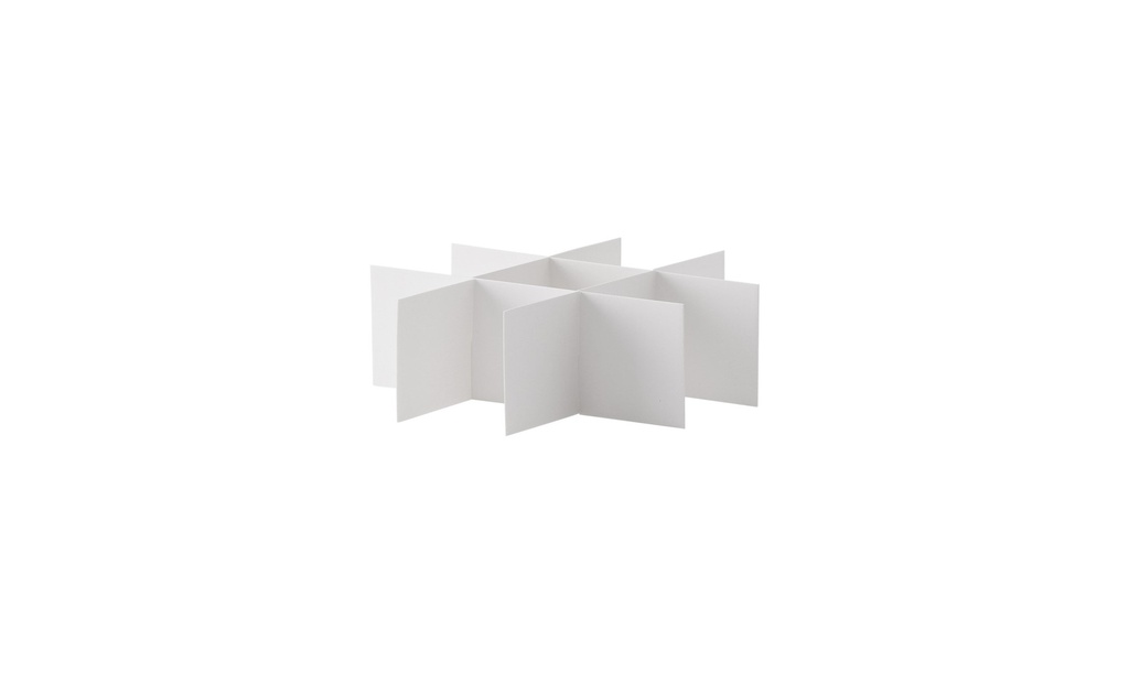 Grid divider, TENAK, 133 x 133 mm, 40 mm high, 7 x 7 cells