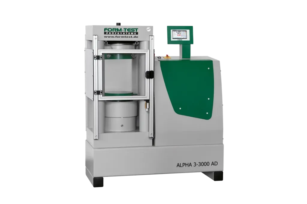 Compression testing machine, Fom+Test, ALFA 3-2000 AD, 2000 kN