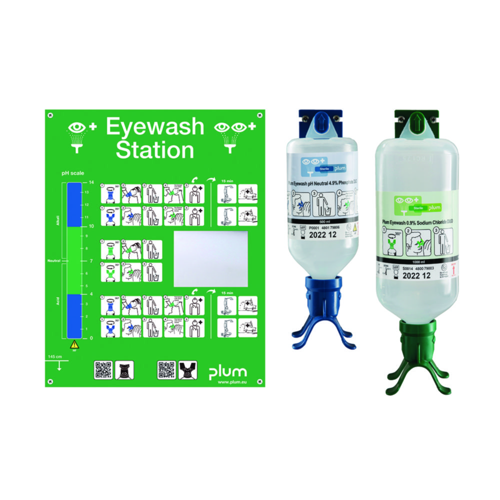 [9733816] Eye wash emergency station DUO, B-Safety
