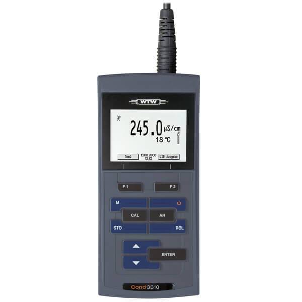 [9774400] Conductivity meter, WTW ProfiLine Cond 3310 set 1, w. case, sensor, and accessories