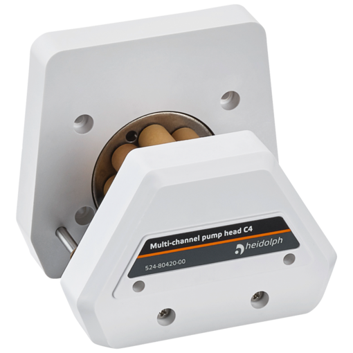 Multi channel peristaltic pump heads, C4 / C8 / C