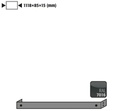 Base cover, for Asecos Q90-series width 120 cm