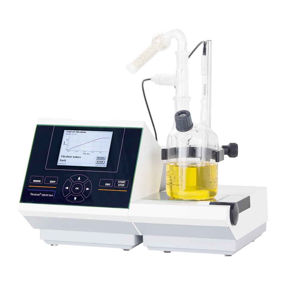 Automatic titrator, SI Analytics TitroLine 7500 KF Trace M1, coulometric