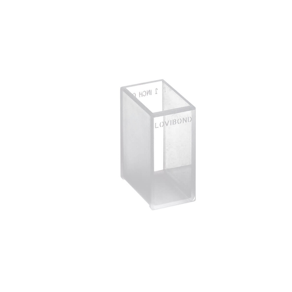 Cuvette, optical glass cell, Lovibond W600/OG/1", 1 inch
