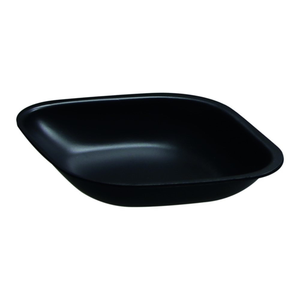 [9950197] Weighing boats, LLG, diamond, 125x100x19 mm, black, antistatic, 100 ml