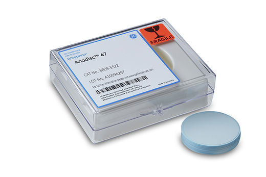 Membrane filter, Whatman Anodisc, Anopore, Ø13, 0,02 µm, 100 pcs