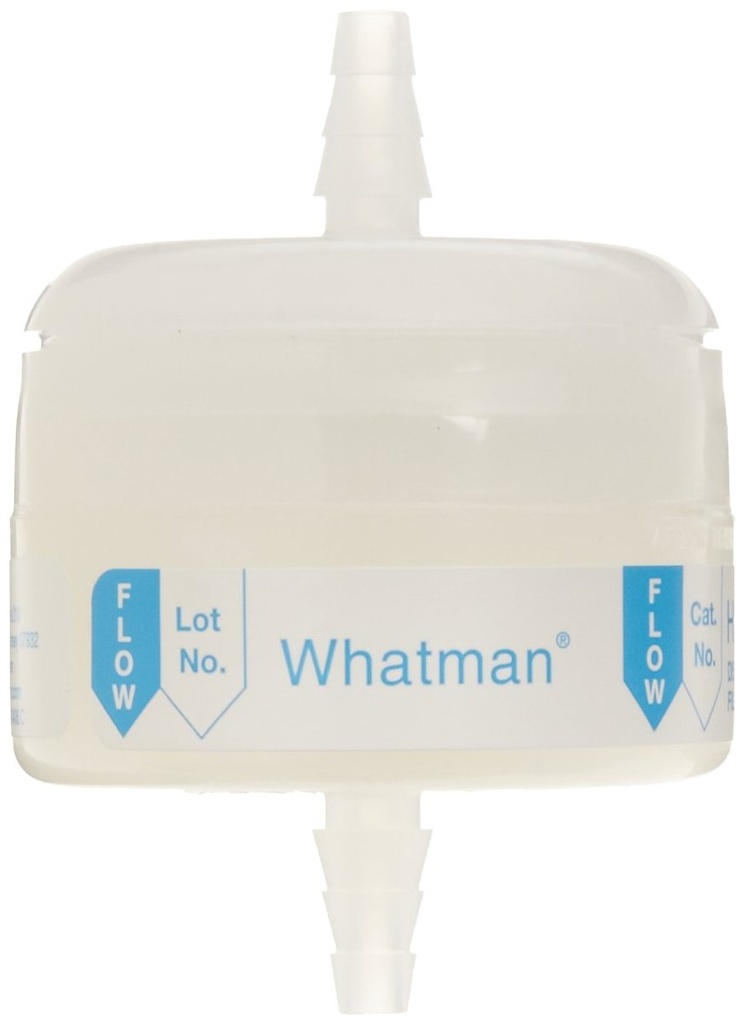 [9951116] Filtration capsule, Whatman Hepa-Cap, GF, Ø36 mm, 1/4"-3/8" SB, for air filtration