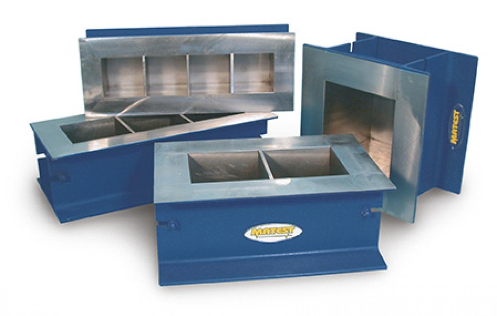 STEEL CUBE MOULD 100MM TWO GANGS