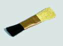 [2386-D1673/G1] Sieve brush double ended brass/nylon