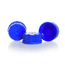 [1175521] Screw caps,PP,blue,GL 45