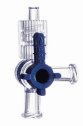 Stopcock PC 4-way male 10/pk