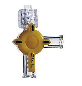 [2430600-23] Large-bore 3-way, male-lock stopcocks
