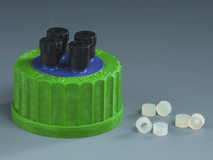 [1175596] Bottle distributor for HPLC, Bohlender, PP, GL 45, 4 x 6 mm