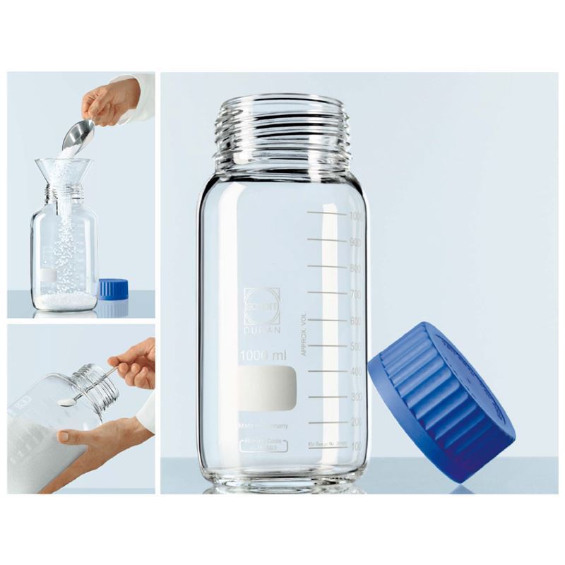 [1175620] Lab bottle GLS 80, 500 ml with cap