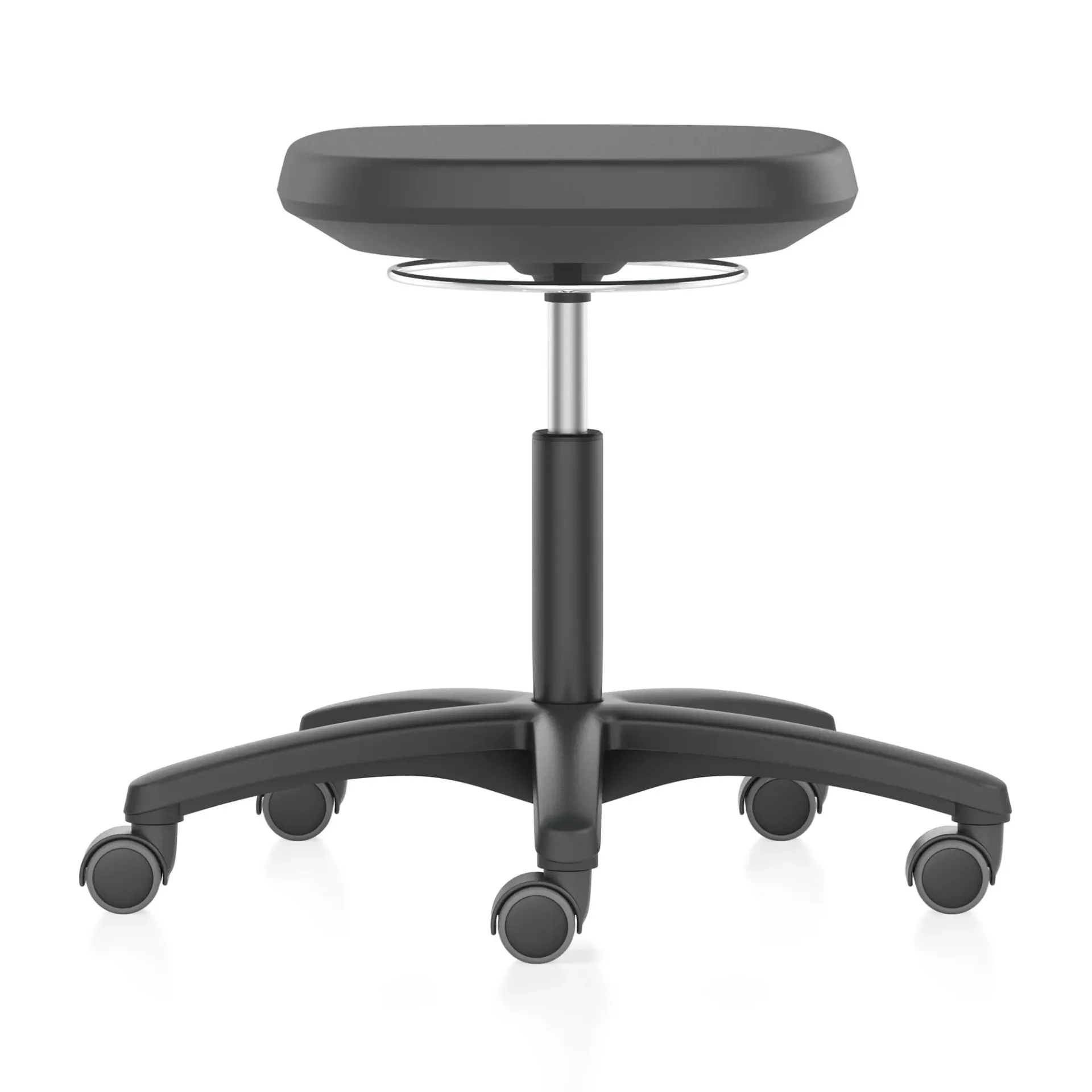 Laboratory stool Labsit, Integral foam 9588, black
